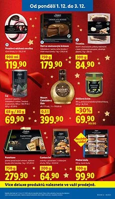 akční leták Lidl 1.12.2025-3.12.2025