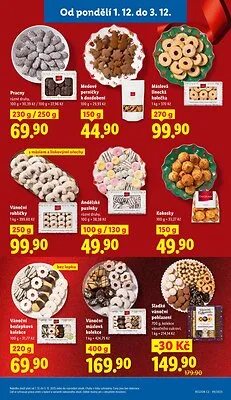 akční leták Lidl 1.12.2025-3.12.2025