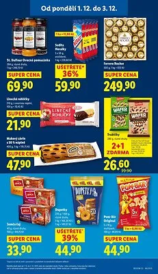 akční leták Lidl 1.12.2025-3.12.2025
