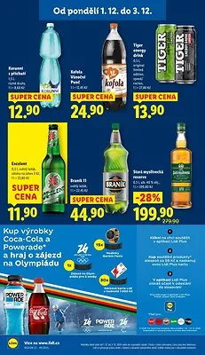 akční leták Lidl 1.12.2025-3.12.2025