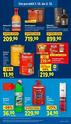 akční leták Lidl 1.12.2025-3.12.2025