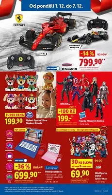 akční leták Lidl 1.12.2025-3.12.2025