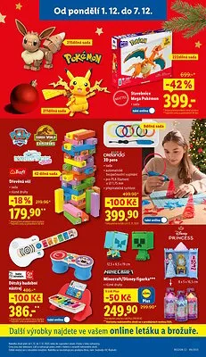 akční leták Lidl 1.12.2025-3.12.2025