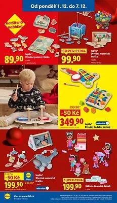 akční leták Lidl 1.12.2025-3.12.2025