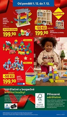 akční leták Lidl 1.12.2025-3.12.2025