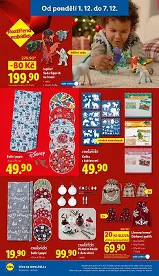 akční leták Lidl 1.12.2025-3.12.2025