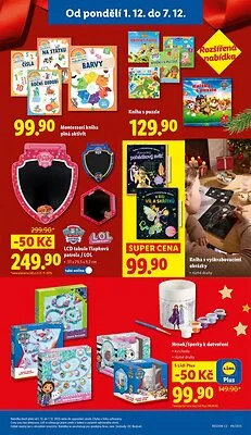 akční leták Lidl 1.12.2025-3.12.2025