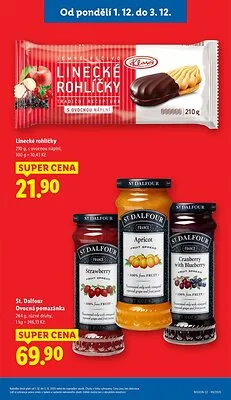 akční leták Lidl 1.12.2025-3.12.2025