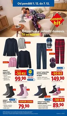 akční leták Lidl 1.12.2025-3.12.2025