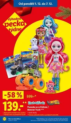 akční leták Lidl 1.12.2025-3.12.2025