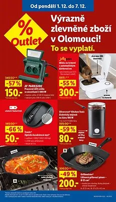 akční leták Lidl 1.12.2025-3.12.2025