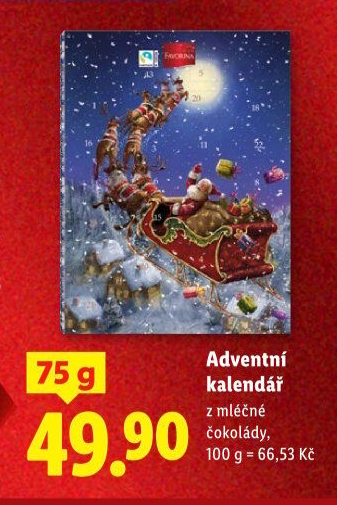 Adventní kalendář Favorina