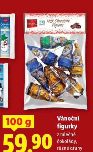 Čokoládové figurky vánočníFavorina