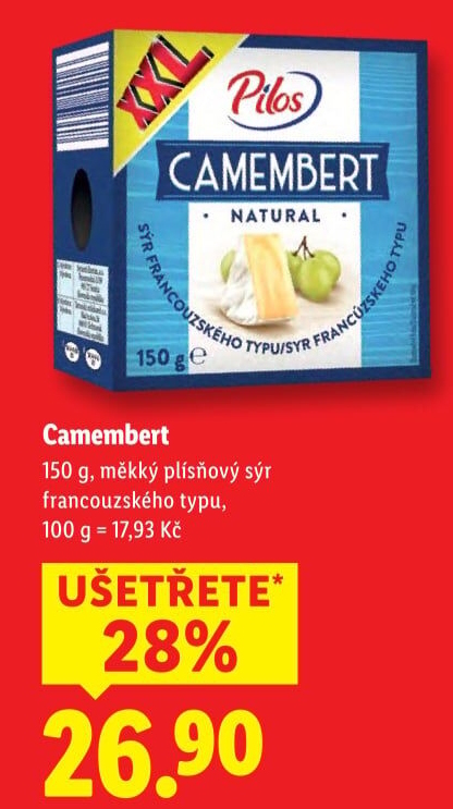 Sýr Camembert Pilos