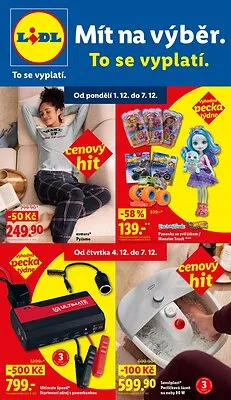 akční leták Lidl 1.12.2025-7.12.2025