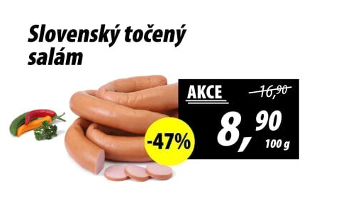 Salám slovenský točený