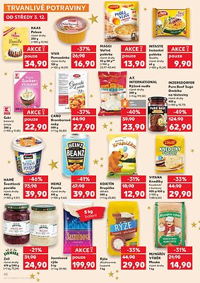 akční leták Kaufland 3.12.2025-9.12.2025