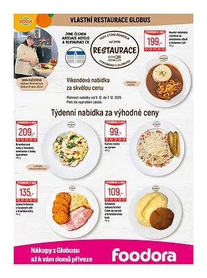 akční leták Globus 3.12.2025-9.12.2025