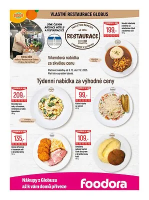 akční leták Globus 3.12.2025-9.12.2025