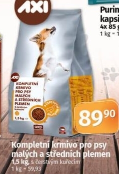 Granule pro psy Axi