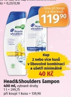 Šampon proti lupům Head&amp