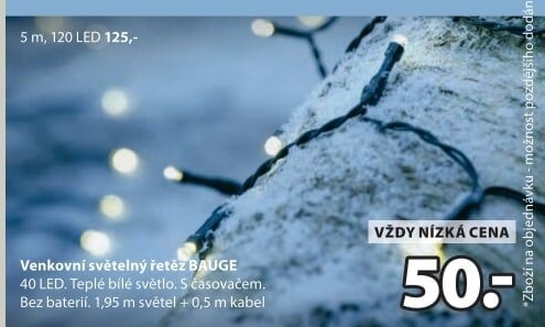 LED světelný řetěz