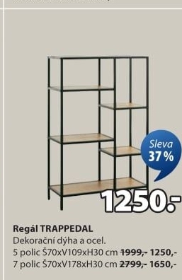 Regál Trappedal
