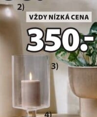 Svícen skleněný