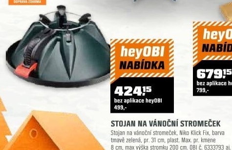 Stojánek Klick Fix na Vánočnístromek