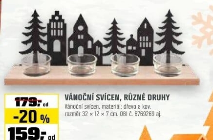 Svícens kovovýmčernýmdomečkem