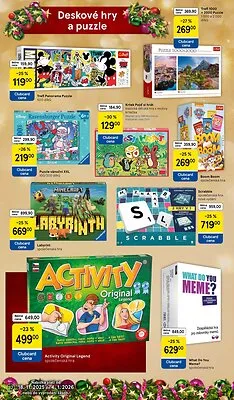akční leták Tesco 25.11.2025-24.12.2025
