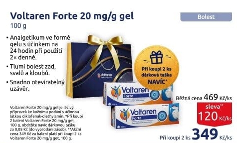 Gel proti bolesti Voltaren Forte