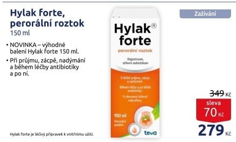 Kapky k obnovení střevní mikroflóry Hylak forte Ratiopharm