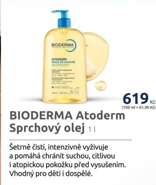 Sprchový olej Atoderm Bioderma