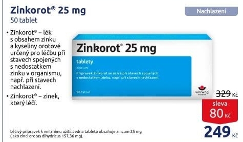 Tablety Zinkorot