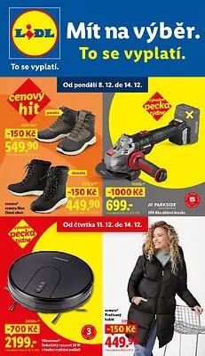 akční leták Lidl 8.12.2025-10.12.2025