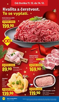 akční leták Lidl 11.12.2025-14.12.2025