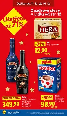 akční leták Lidl 11.12.2025-14.12.2025