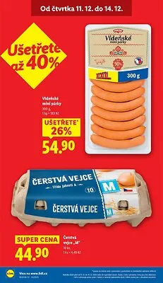 akční leták Lidl 11.12.2025-14.12.2025