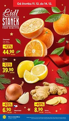 akční leták Lidl 11.12.2025-14.12.2025