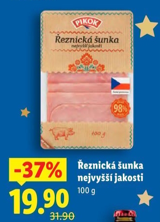 Šunka Řeznická nejvyšší jakosti Pikok