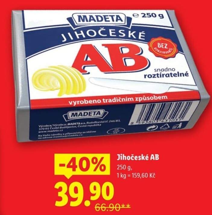 Tuk Jihočeské AB Madeta