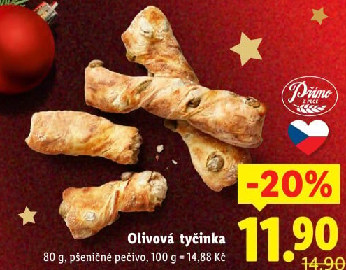 Tyčinka s olivami