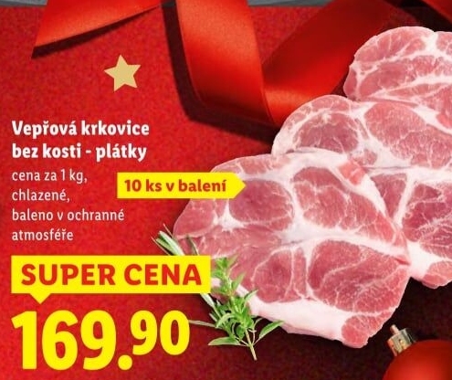 Vepřová krkovice bez kosti