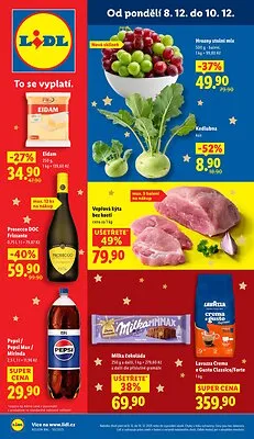 akční leták Lidl 8.12.2025-10.12.2025