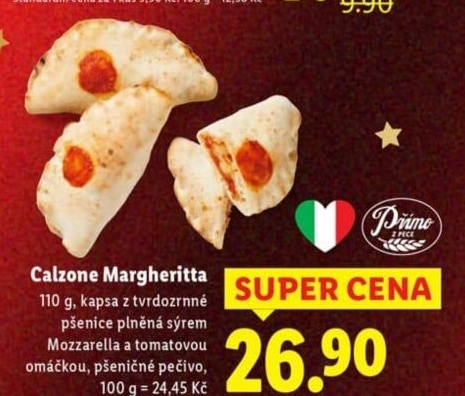 Kapsa Calzone Margheritta