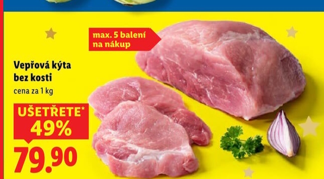 Vepřová kýta bez kosti