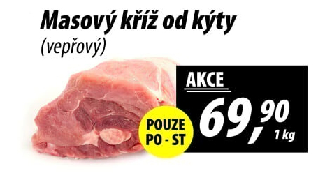 Masový kříž od kýty vepřový