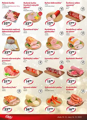akční leták CBA 10.12.2025-16.12.2025