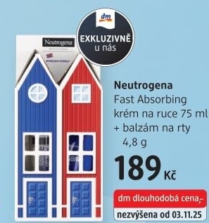 Dárková kazeta Fast Absorbing Neutrogena